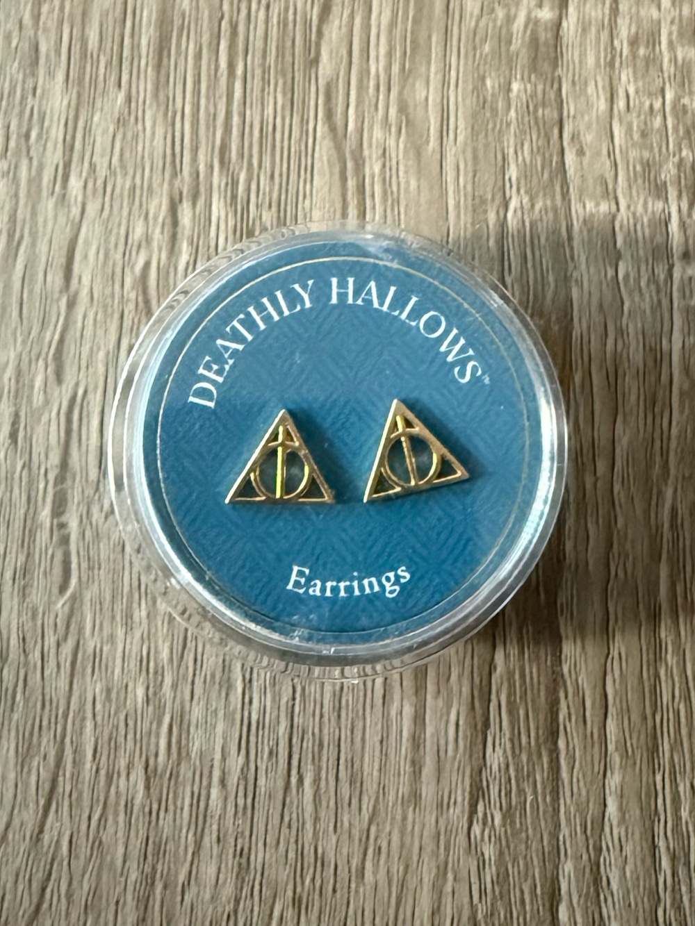 Alex and Ani Harry Potter Deathly Hallows Earrings - 14kt Gold Plated